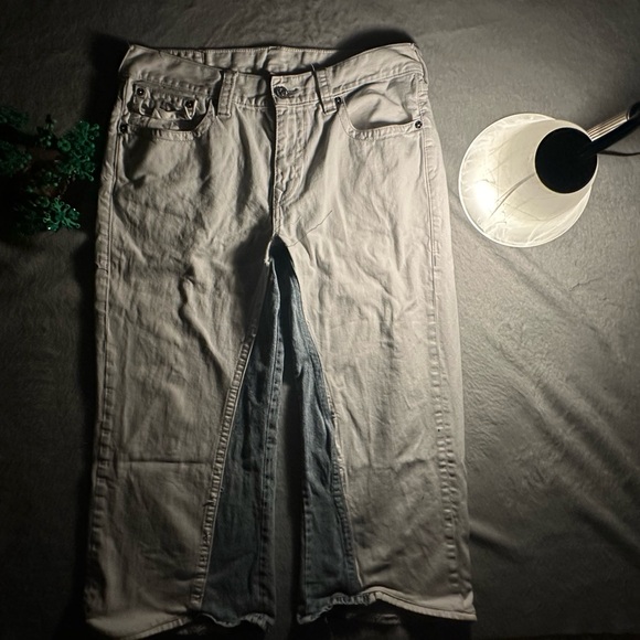 True Religion White Custom Baggy Jnco Like Baggyness - Picture 3 of 3